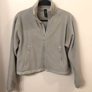 Aritzia TnAction Snoday Polar Ridge Zip-Up Fleece in Soft Sage Green